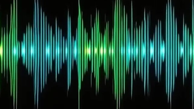 looped zigzag animation, psychedelic motion background, geometric waveform background, electric blue vector loop, lime green zigzag lines, abstract energetic background, seamless motion design, rhythm