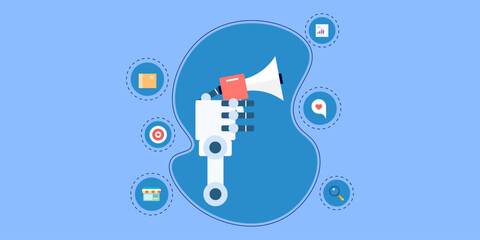 Autonomous AI agents amplify digital marketing campaign with precision and efficiency.