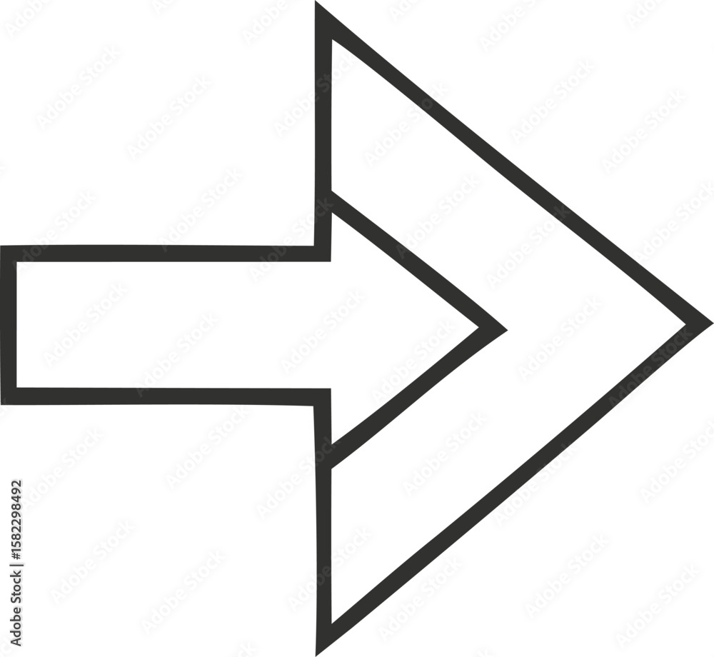 Poster right arrow icon: a simple yet effective right arrow icon, perfect for web design, mobile apps, and 