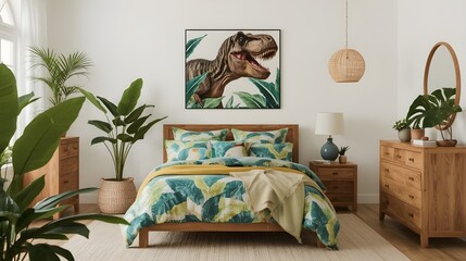 young woman relaxing in bed