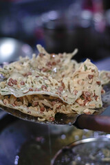 Traditional Indonesian Peanut Cracker 