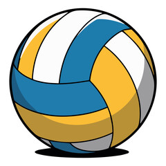 Fototapeta premium Find professional volleyball ball vector image for sports equipment and recreational activities design needs vector
