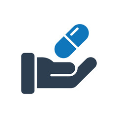 Medicine Offering Icon Isolated On White Background