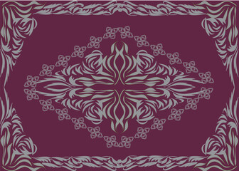 ornamental round lace pattern