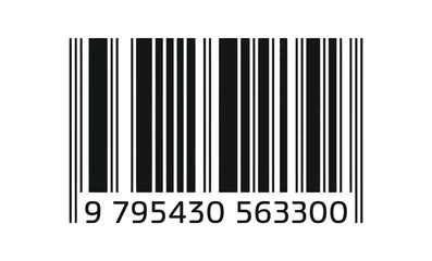 White Barcodes collection in black background. Code information, QR, store scan codes. Types of barcodes Vector Illustration. Pro Vector

