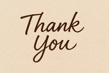 Thank you card gratitude appreciation message thanks giving calligraphy