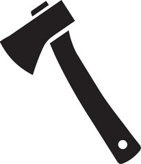 Axe icon vector, Axe black silhouette.