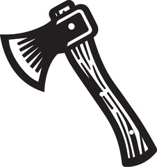Axe icon vector, Axe black silhouette.
