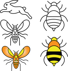 bee vector