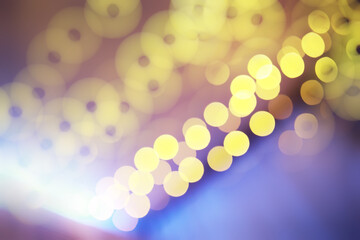 Blurred bokeh background. Abstract bokeh circles on background for layer overlay.