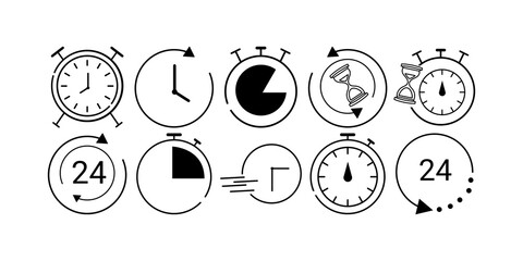 Time and Clock Icon
