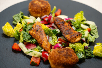 panierte Risotto Bällchen als knusprige Beilage