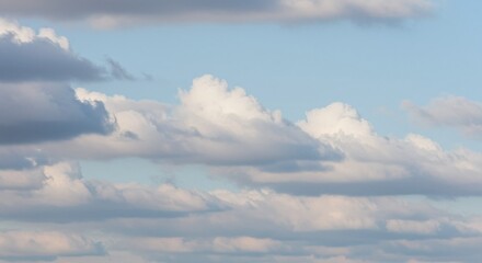 Fototapeta premium Sky with White Fluffy Clouds Under Blue Sky During Daylight