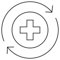 Recover icon, Recover Stronger Your Path to Healing, Bounce Back to Health with Confidence