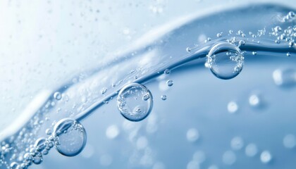 Innovative Hyaluronic Acid Gel Serum with Clear Bubbles for Ultimate Hydration and Rejuvenation