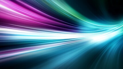 Abstract speed lines of vibrant colors