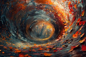 Explores the abstract and fleeting nature of memories through a dreamlike visual representation.