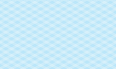ラフな線の三重つなぎ模様が広がる水色の背景