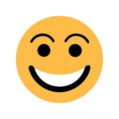 Fototapeta premium smiley face with smile