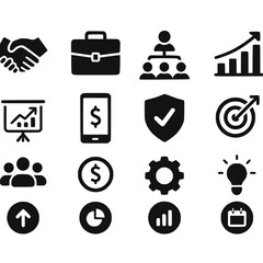 business icons set