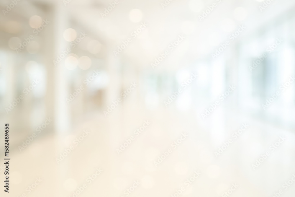 Poster virtual backdrop featuring a soft blurred abstract with light bokeh effects