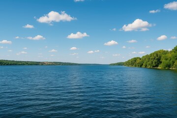 The river flowing through Zaporizhzhia and Dnipro regions