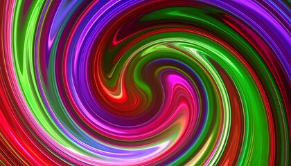 Obraz premium Vibrant swirling colors