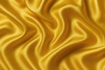 Fototapeta premium Luxurious golden silk textile with an elegant backdrop