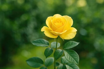 Fototapeta premium Golden blossom blooming in the floral garden
