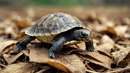 Fototapeta premium Potrait of a turtle