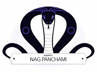 Hindu festival, happy Nag Panchami celebration background