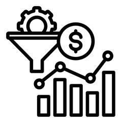 Conversion Tracking  Icon Element For Design
