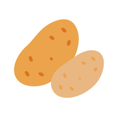cookies isolated on white potato chips vector illustration