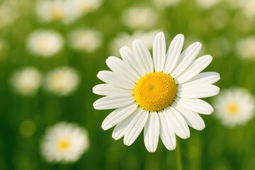 Radiant white flower in full bloom during peak season