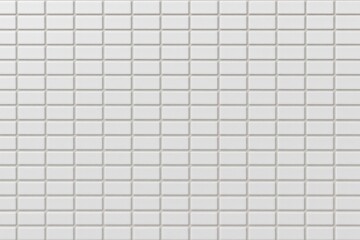 Small rectangular white ceramic tiles arranged in a grid pattern