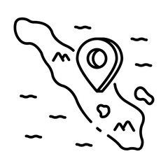 This Sumatera island icon is suitable for Indonesia Independence Day, etc