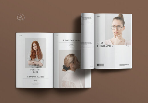 Photography Portfolio Magazine Template