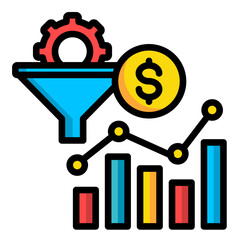 Conversion Tracking  Icon Element For Design