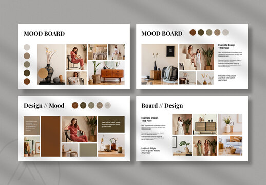 Brand Mood Board Layout