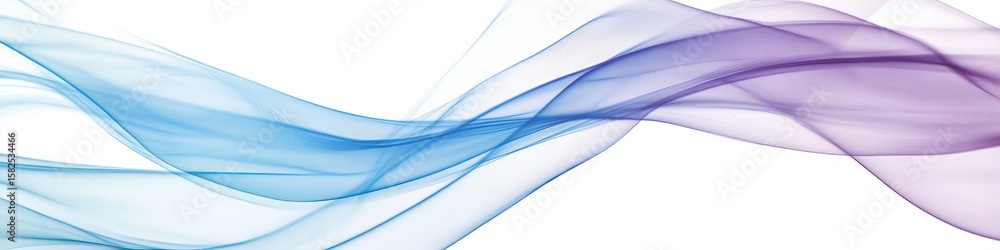 Fototapete Fluid Pastel Stream with Flowing Curves Background Representing Motion, Innovation, and Dynamics