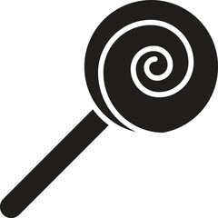 various candy, sweets and treats in colorful hand drawn flat cartoon design.