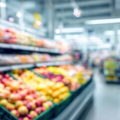 Blurred supermarket produce aisle (12)