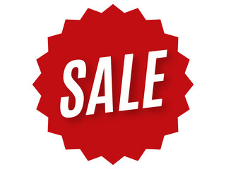 red sale labels