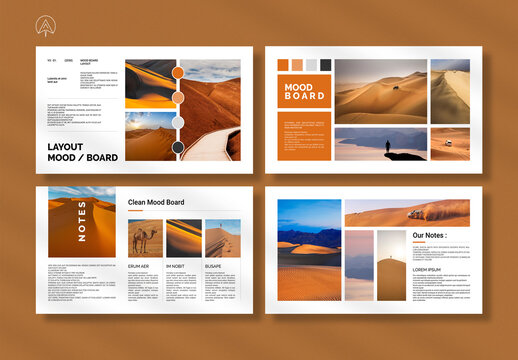 Hill Mood Board Layout