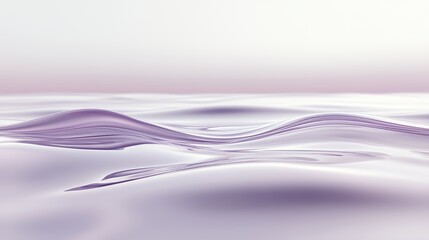 Abstract Lavender Waves Flowing Gently