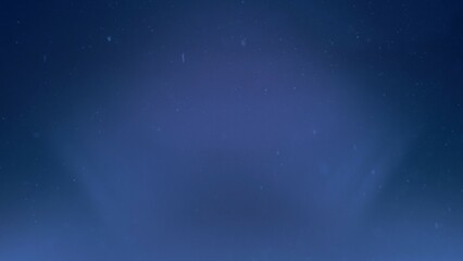 Naklejka premium Subtle dust particles floating in blue ambient light