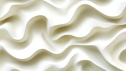 Fototapeta premium Abstract wavy white texture