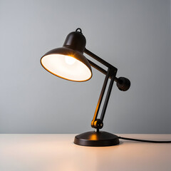 Elegant Black Desk Lamp with Bright Light