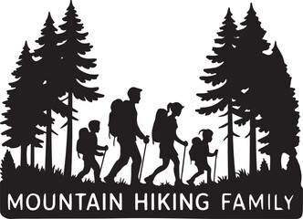 Heartwarming Family Walk Silhouette Bundle