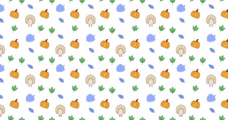 seamless pattern with flowers